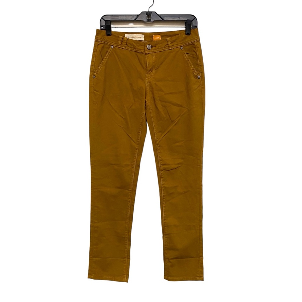 Pilcro and the Letterpress Khaki Tan straight leg pants size 26 NWOT